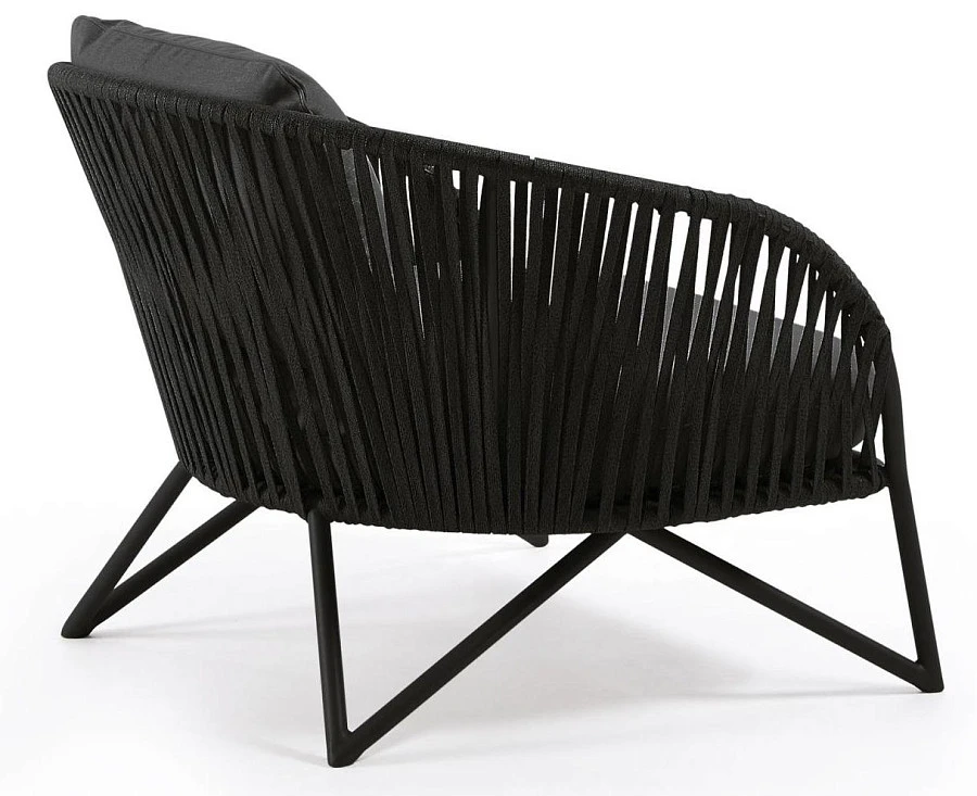 Веревочное кресло Branzie черное - фото 13