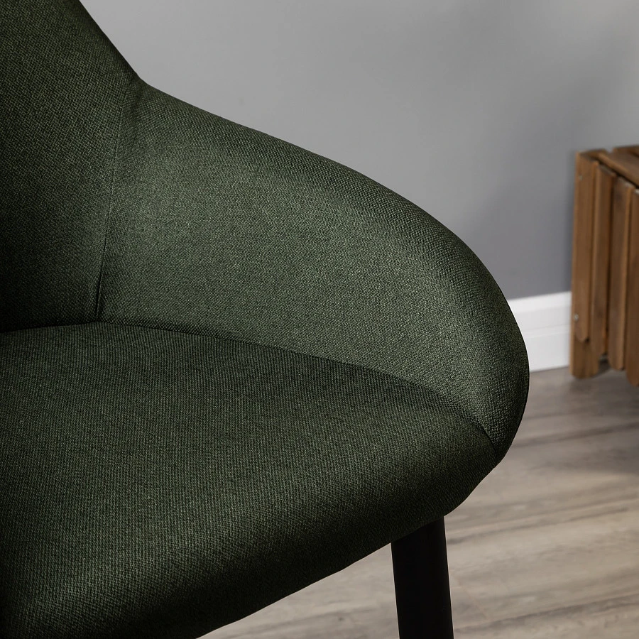 Кресло Бар.Kent тёмно-зеленый/черный - фото 13