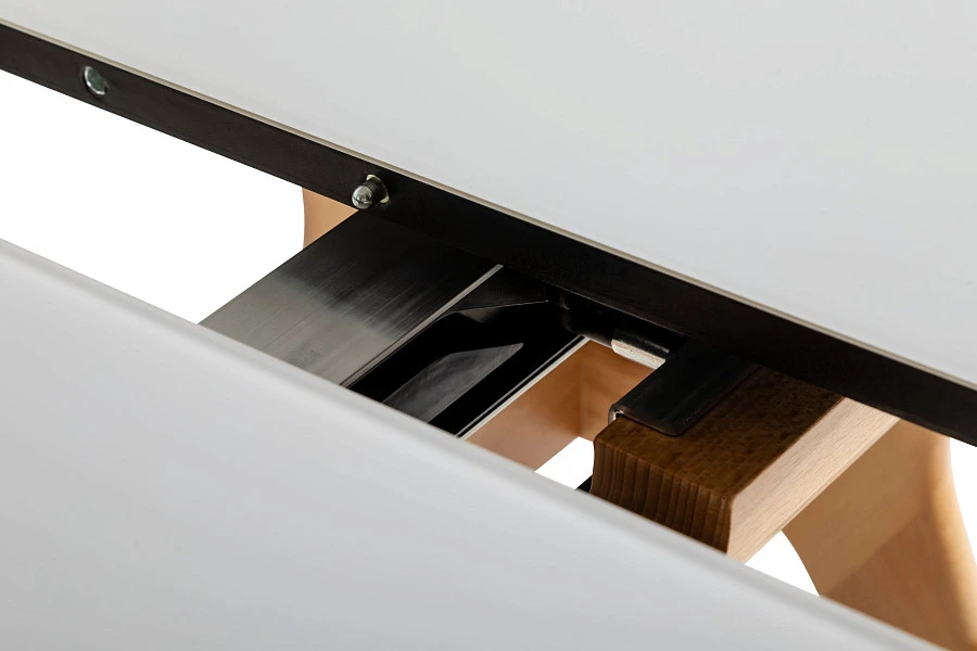 Стол раскл. Нарвик Glass 140-180 Automatic Natur/Light matte glass - фото 6