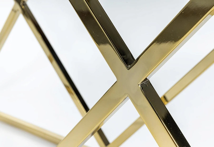 Консоль Triangles Gold 0.74x1.2x0.35м - фото 7