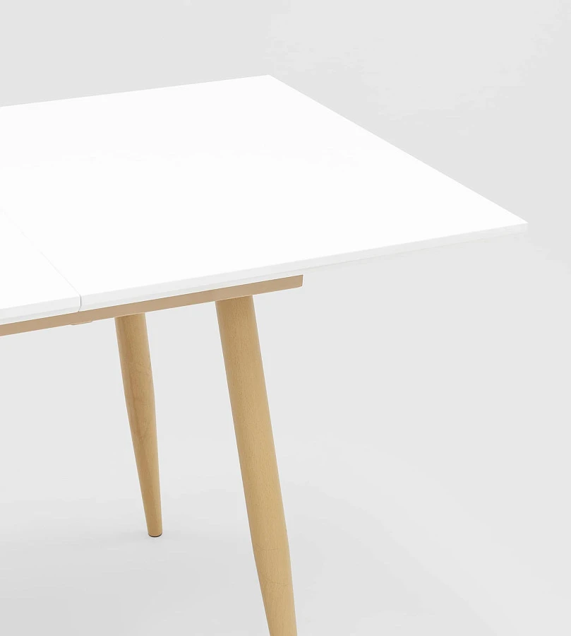 Стол обед. Стокгольм раскладной 120-160*80 белый - фото 8