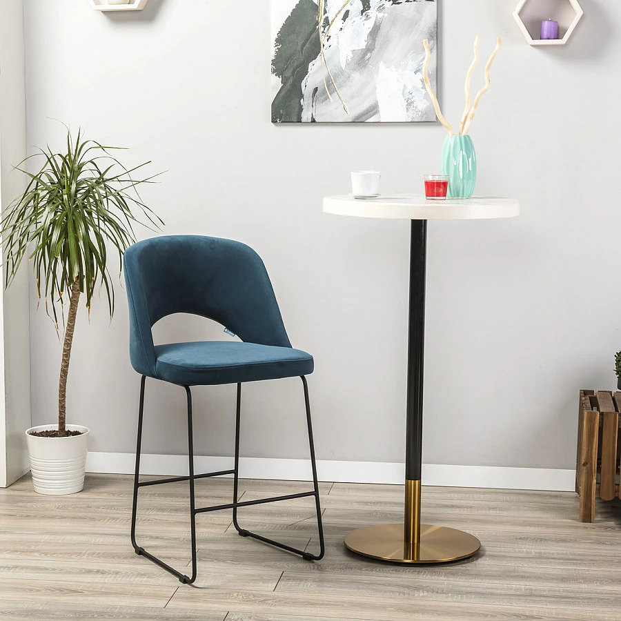 Кресло полубар Lars Diag blue/Линк - фото 6