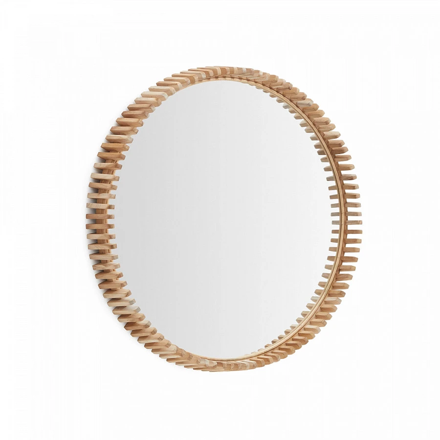 Polke Зеркало в раме из тикового дерева Ø 80