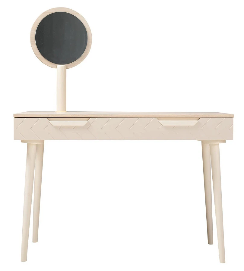 Зеркало для стола туалетного Сканди Жемч.-белый - фото 4