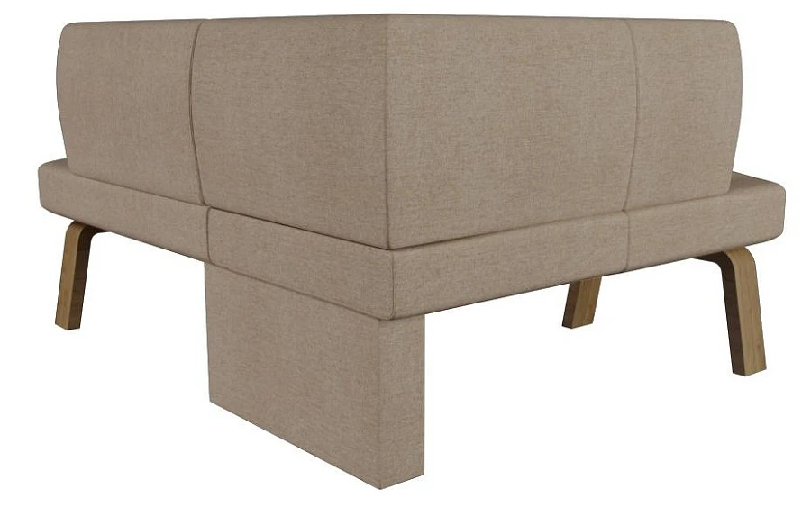Диван кухон. Pride 120-158 L beige 1240*1620*830 - фото 2