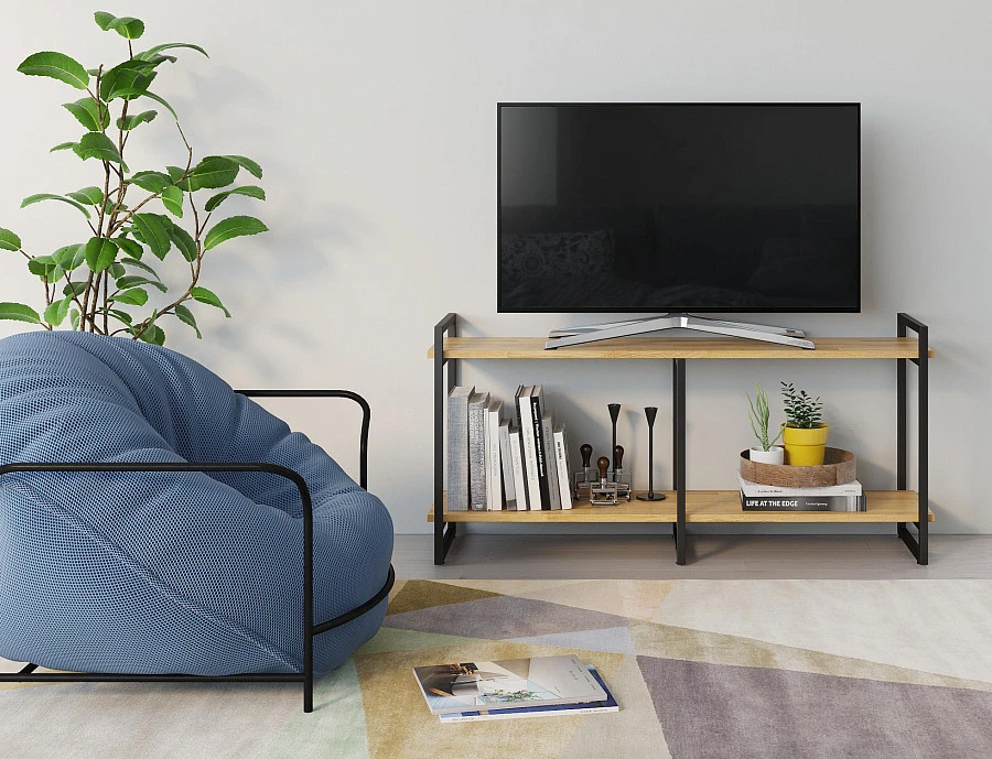 ТВ-тумба Бервин 2 натуральный лофт - фото 3