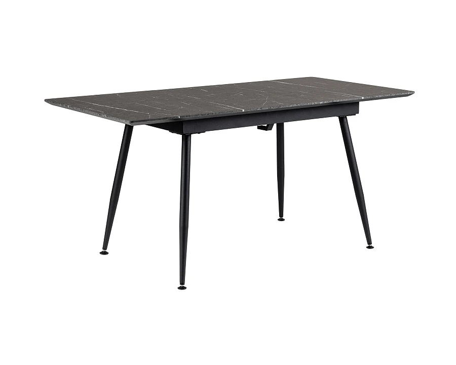 Стол Месси раздвиж. 120-160 Темный мрамор/Бабочка - фото 6