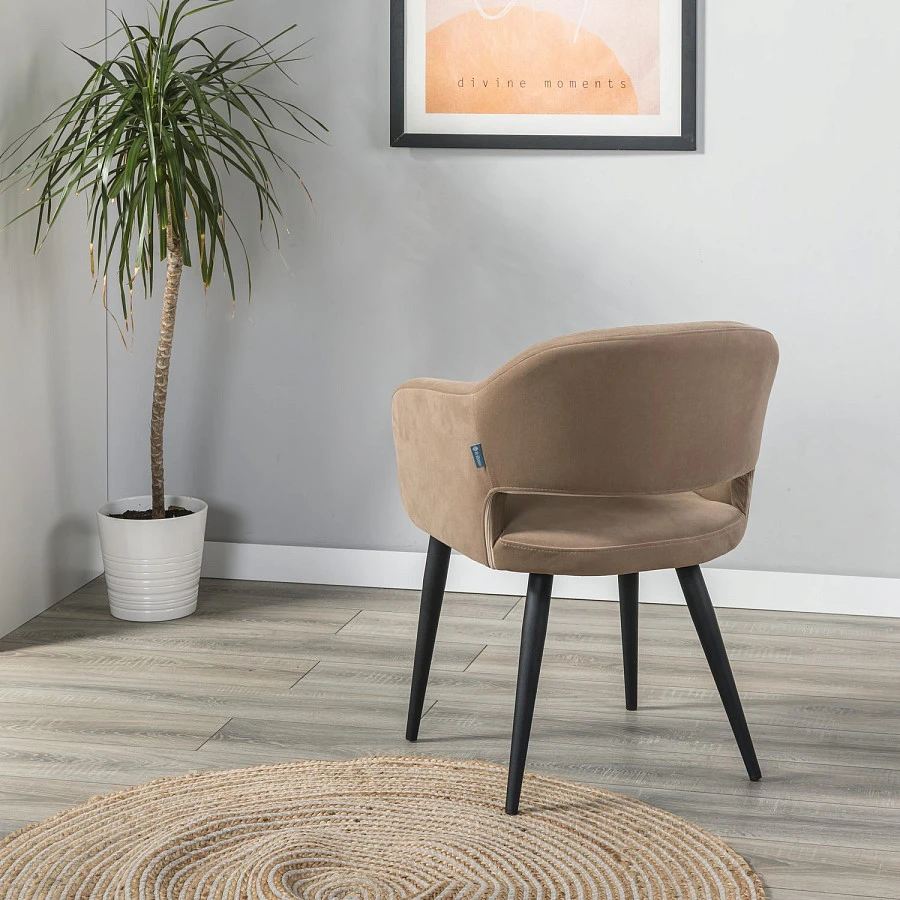 Стул Oscar Diag beige/черный - фото 9
