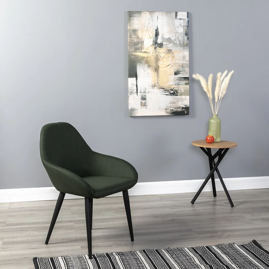 Кресло Kent тёмно-зелёный/черный - фото 12