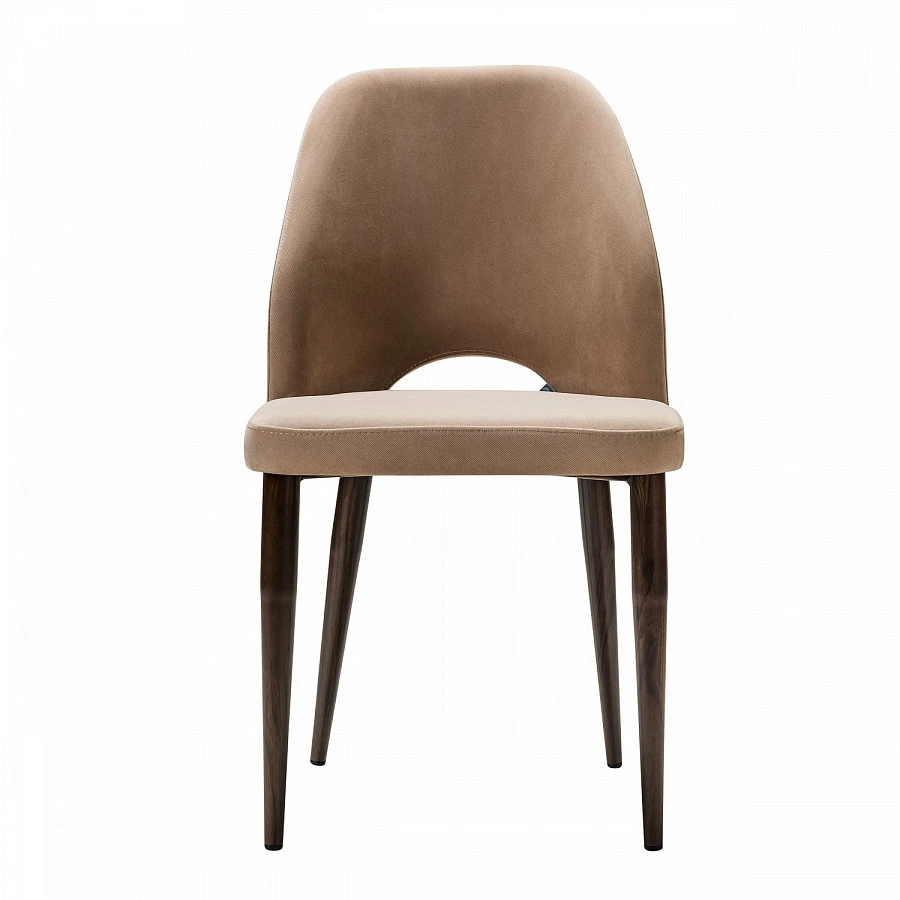 Стул Ledger Diag beige/т. орех - фото 2