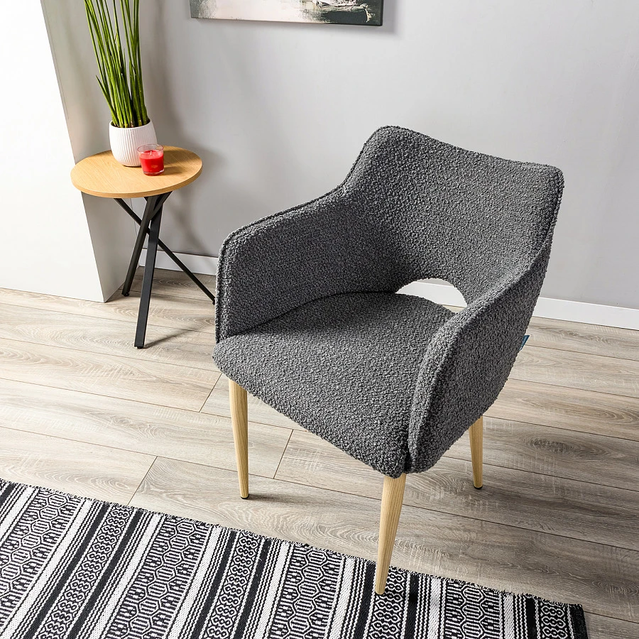 Стул Ralf Vent темно-серый/нат.дуб - фото 9