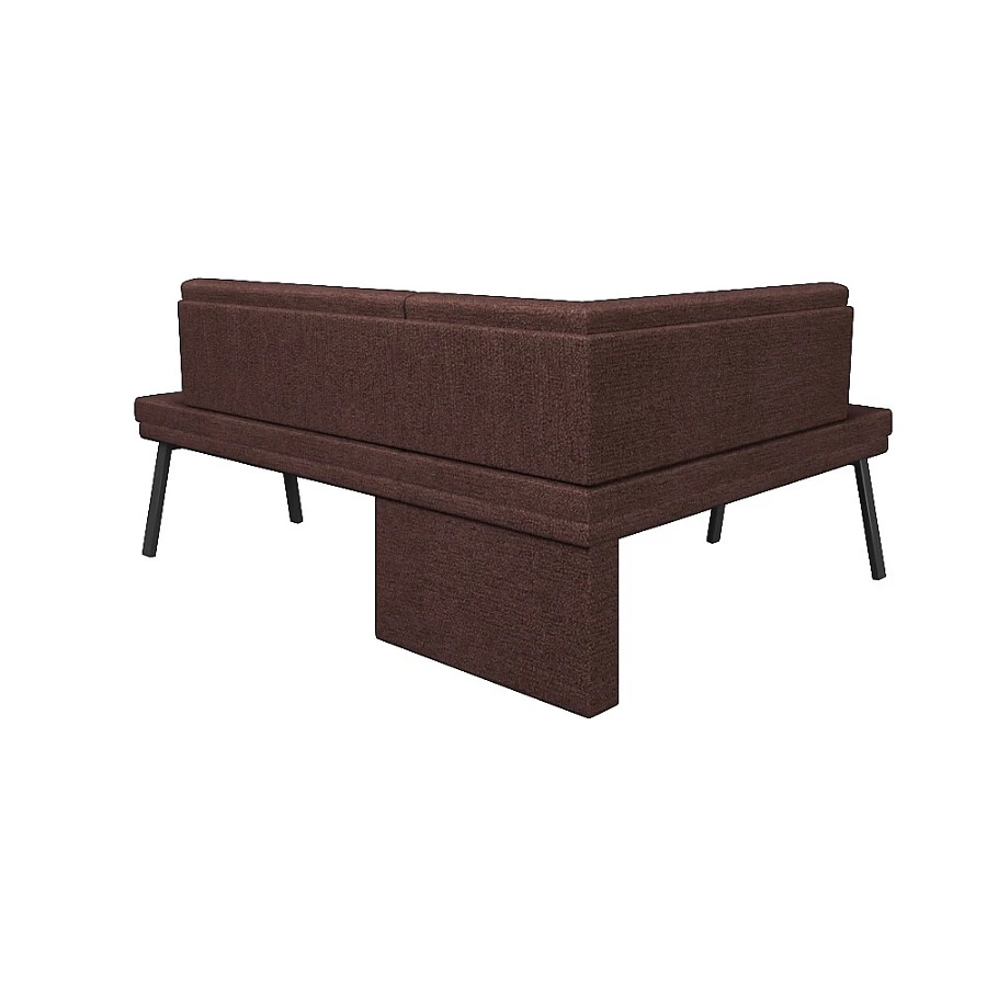 Диван кухонный Brave 140-178 L coffe - фото 3