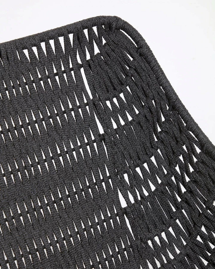 Веревочное кресло Abeli черного цвета - фото 18