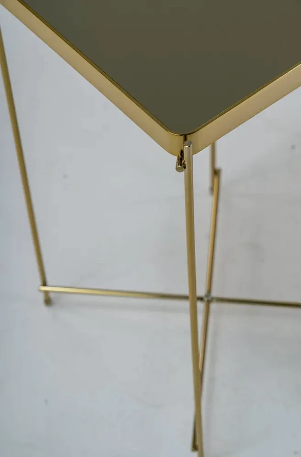 Кофейный столик Square S Gold 0.6x0.32x0.32м - фото 5