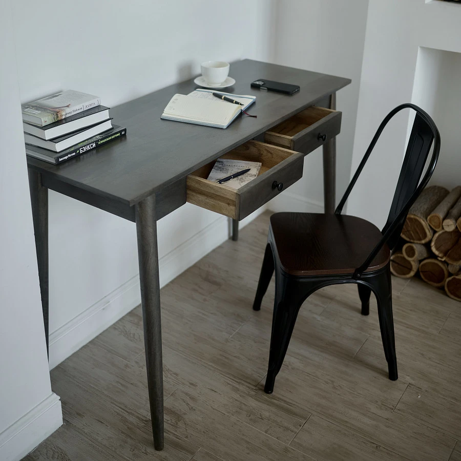 Письменный стол из массива, ПАТР ГРЭЙ - фото 4