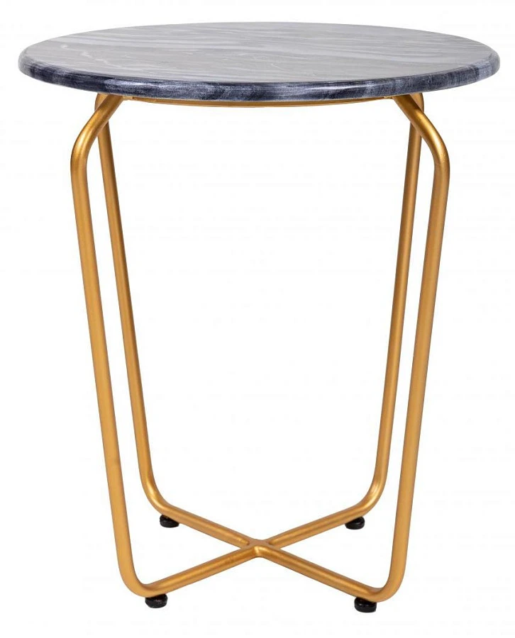 Кофейный столик Marble серый 0.45x0.4x0.4м - фото 2