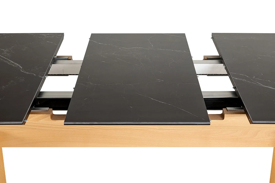 Стол раздвиж. Нарвик Ceramic 140-180 Automatic Natur/Dark marble - фото 8