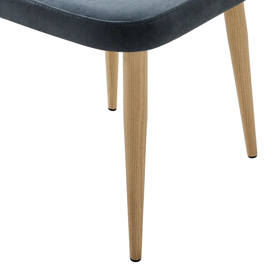 Стул Ledger Diag grey/нат.дуб - фото 6