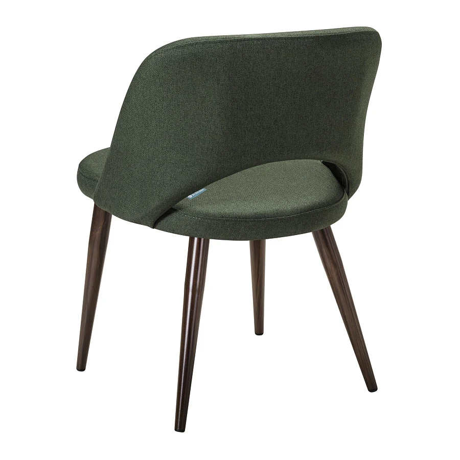 Стул Lars темно-зеленый/т.орех - фото 4