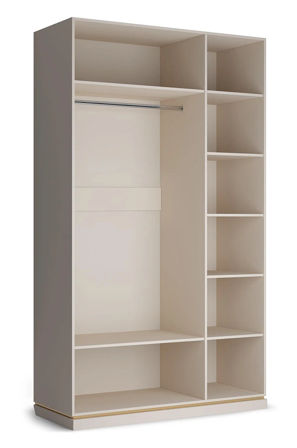 Шкаф 3-х дверный Капри с 3 зеркальными дверями - фото 3