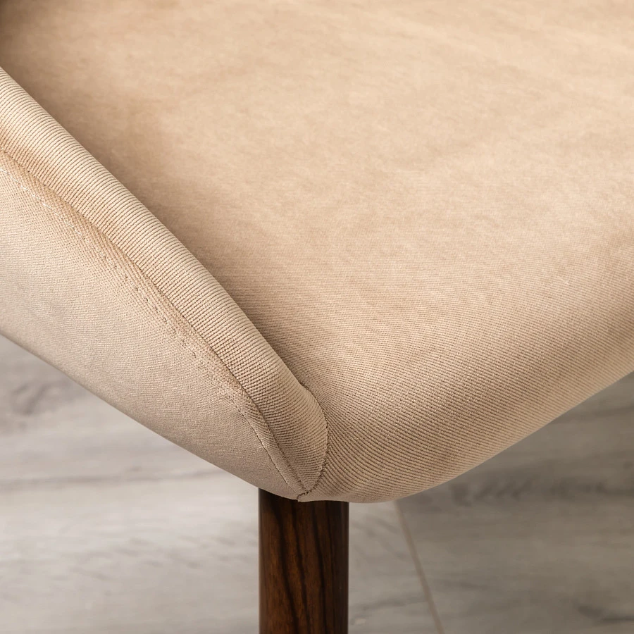 Кресло Kent Diag beige/т.орех - фото 12