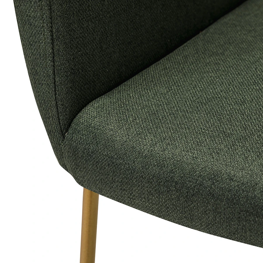 Кресло Бар. Oscar тёмно-зеленый/Линк золото - фото 4