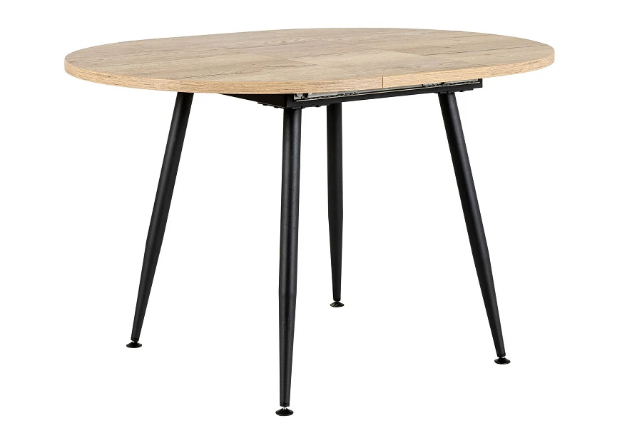 Стол Месси Prime раздвиж. D90+30 Галифакс Натур/Бабочка - фото 2