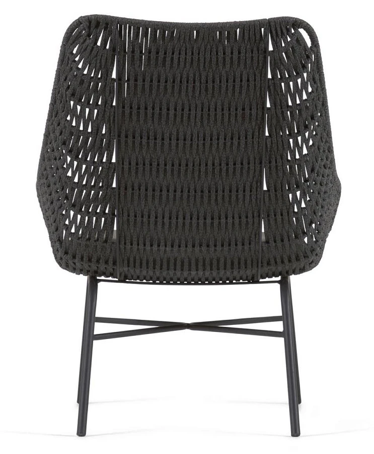 Веревочное кресло Abeli черного цвета - фото 15