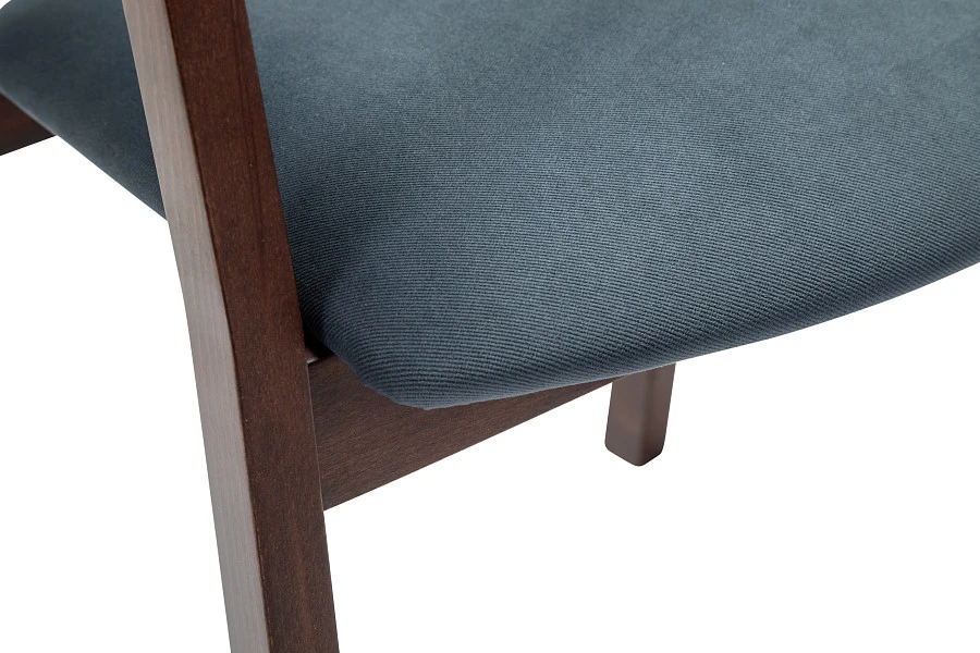 Кресло Dalia Soft Grey/Темный орех - фото 7