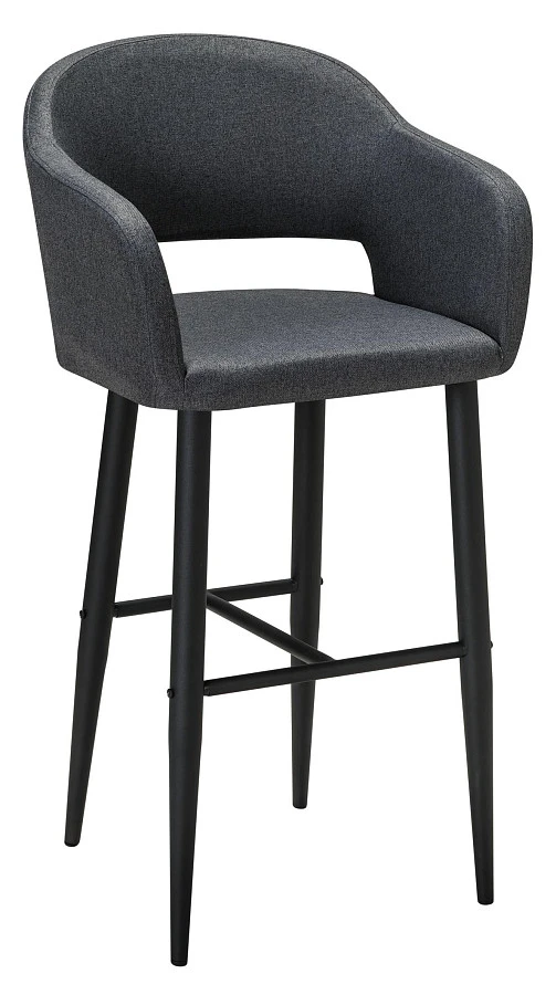 Стул Бар Oscar тёмно-серый/черный