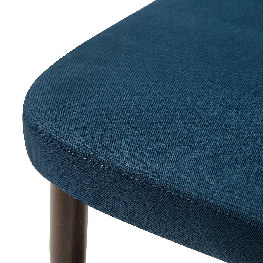 Стул Ledger Diag blue/т. орех - фото 4