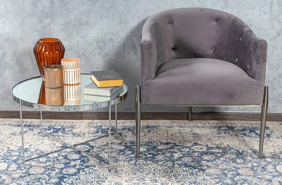 Приставной столик Gatsby L Silver - фото 4