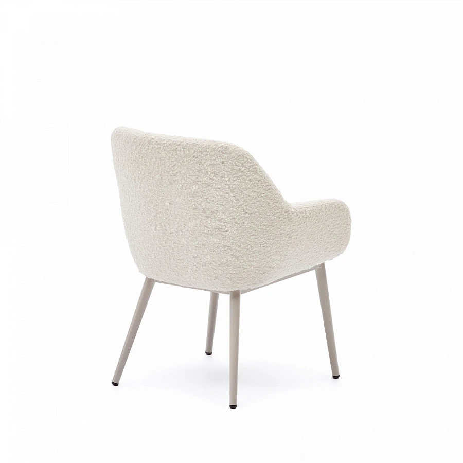 Konna Детский стул бел.букле/беж.стал.ножки - фото 6