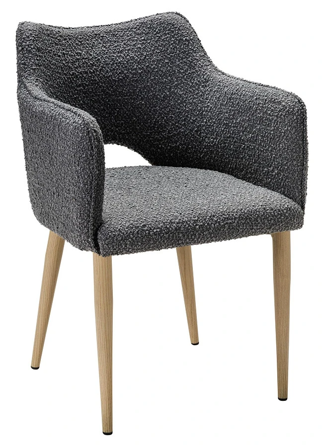 Стул Ralf Vent темно-серый/нат.дуб