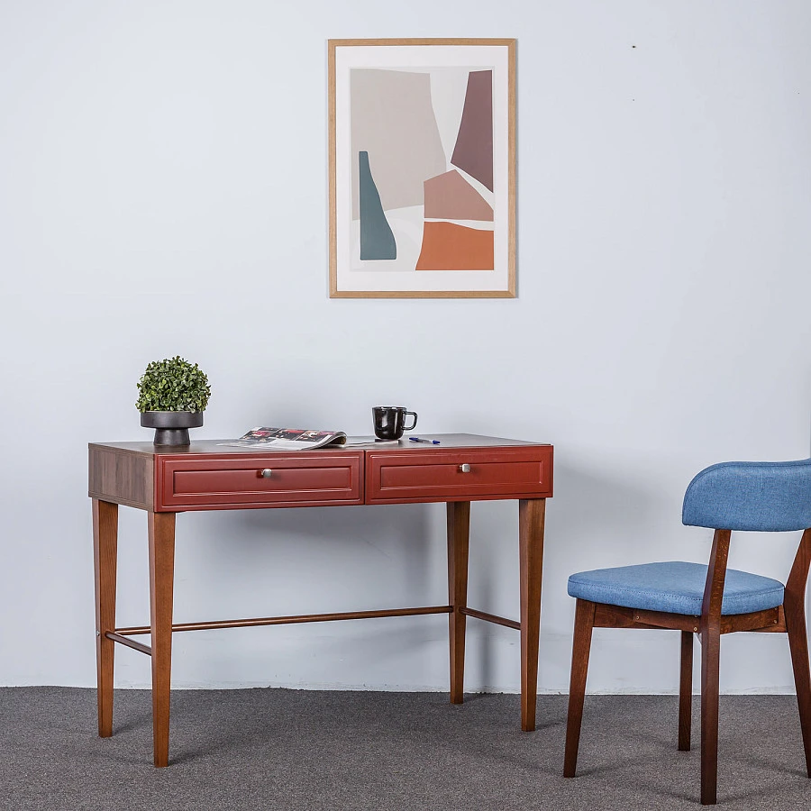 Стол письменный Norton кармин - фото 9