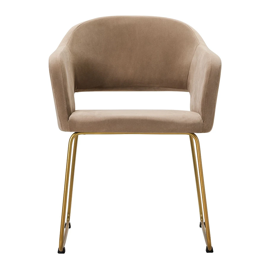 Стул Oscar Diag beige/Линк золото - фото 2