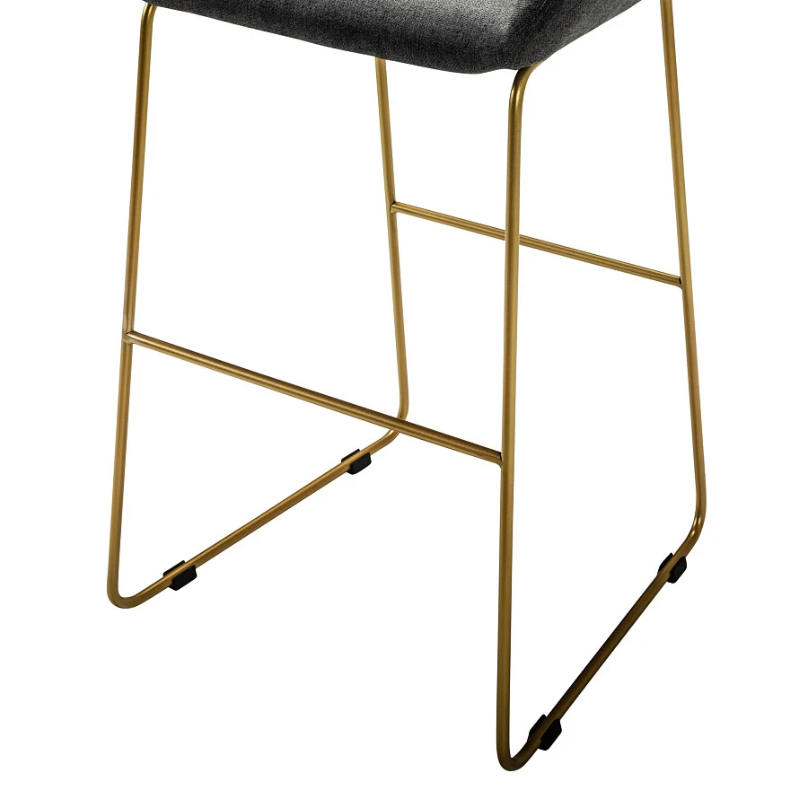 Кресло Бар. Kent тёмно-серый/Линк золото - фото 6