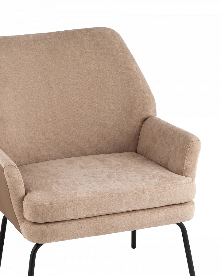 Кресло Харви св.-кор. с кор. экокожей - фото 7