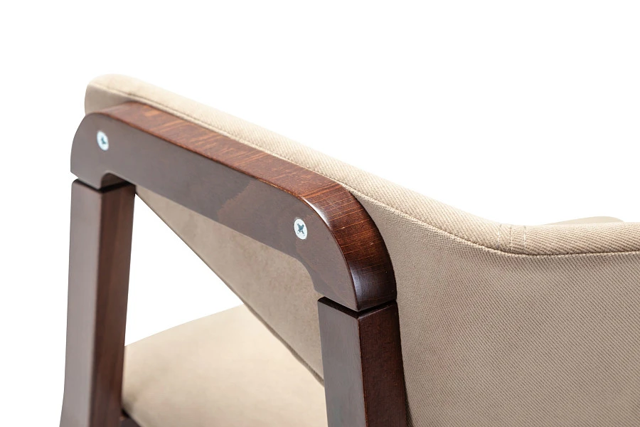 Кресло Dalia Soft Beige/Темный орех - фото 5