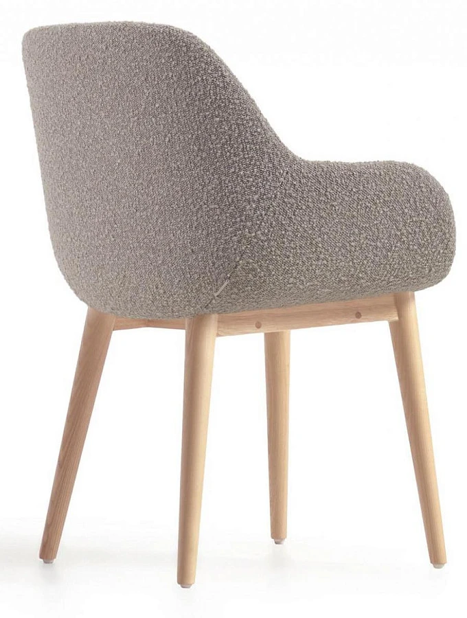 Стул Konna светло-серый/массив ясеня - фото 2