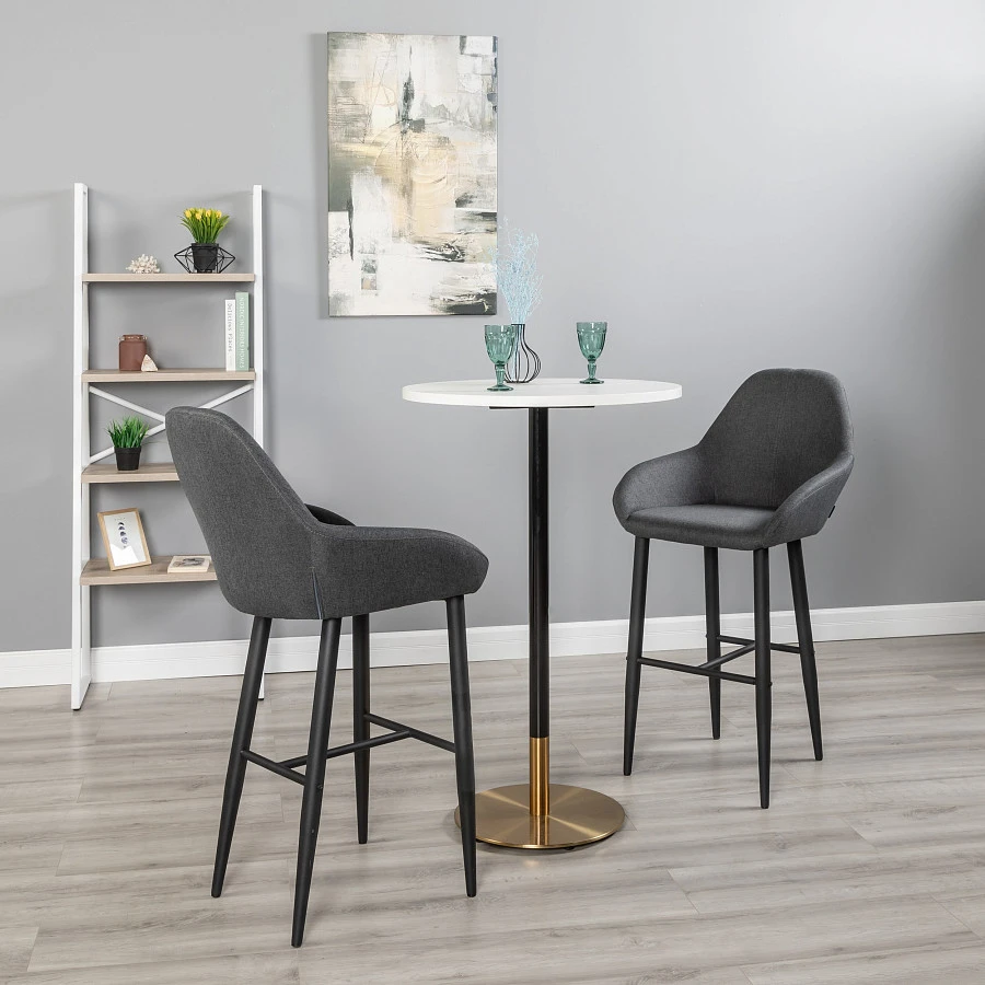 Кресло Бар.Kent тёмно-серый/черный - фото 9