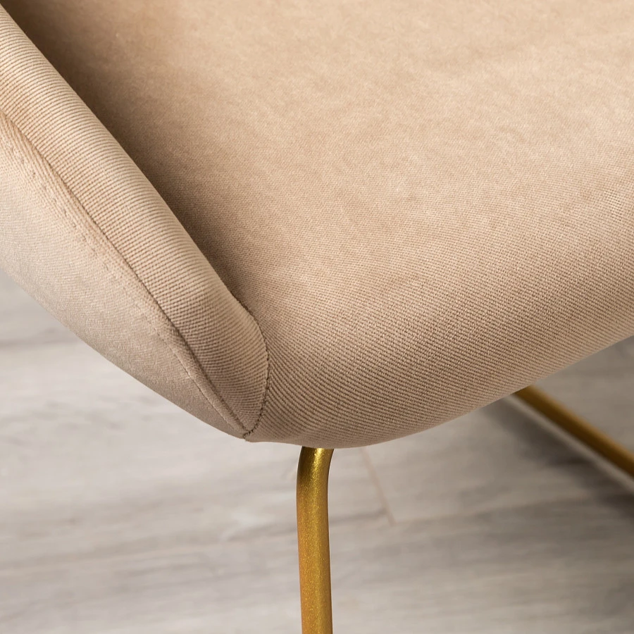 Кресло Kent Diag beige/Линк золото - фото 14