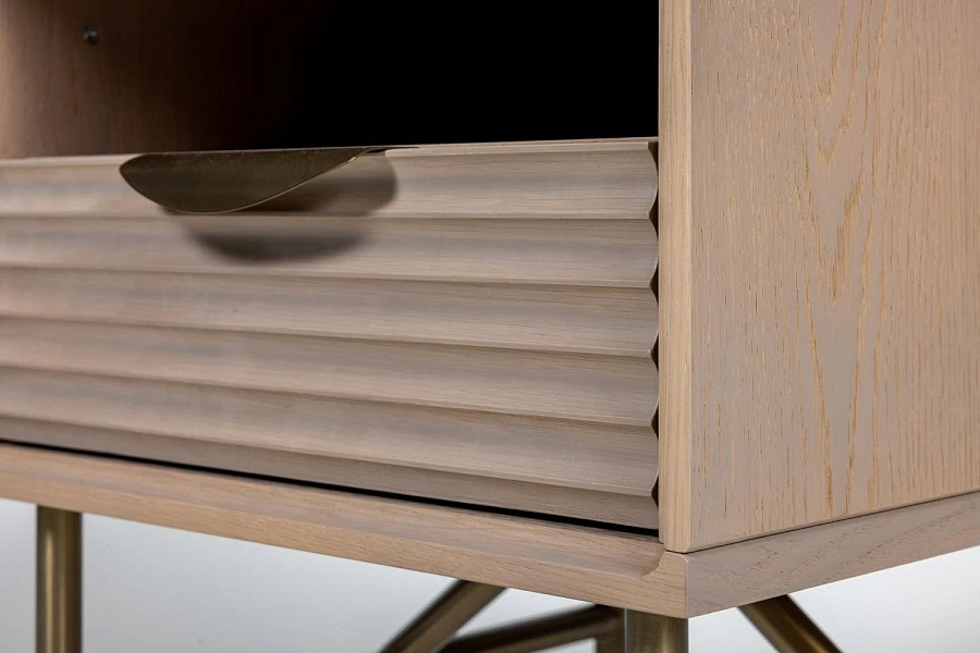 Тумбочка HAINES premium beige 0.48x0.4x0.45м - фото 4