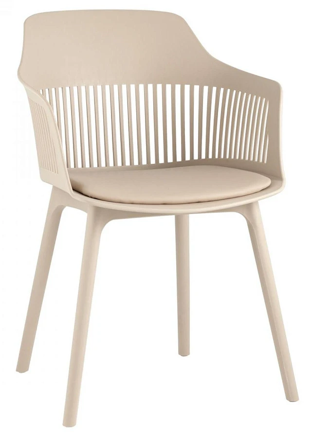 Стул Crocus с подушкой бежевый