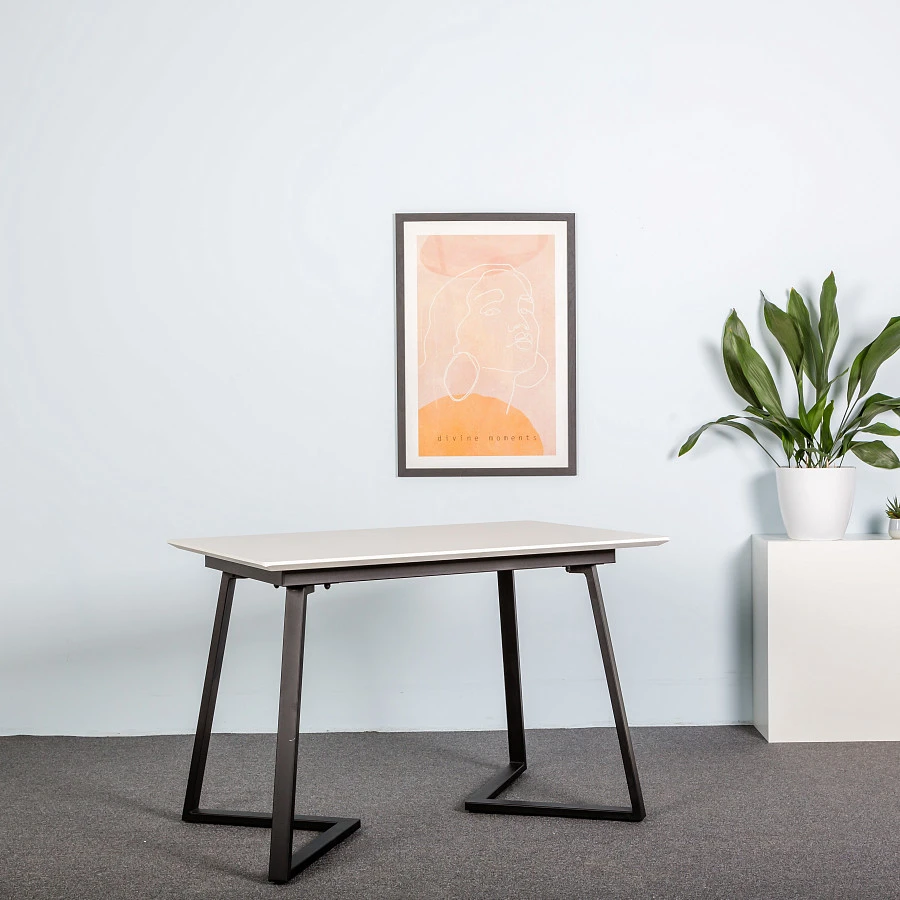 Стол Роналдо раздвиж. 120-160 Белый - фото 9