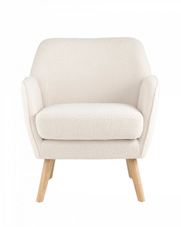 Кресло Ричи тедди белый - фото 3