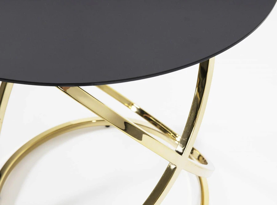 Кофейный столик Glossy Sphere Gold 0.55x0.6x0.6м - фото 2