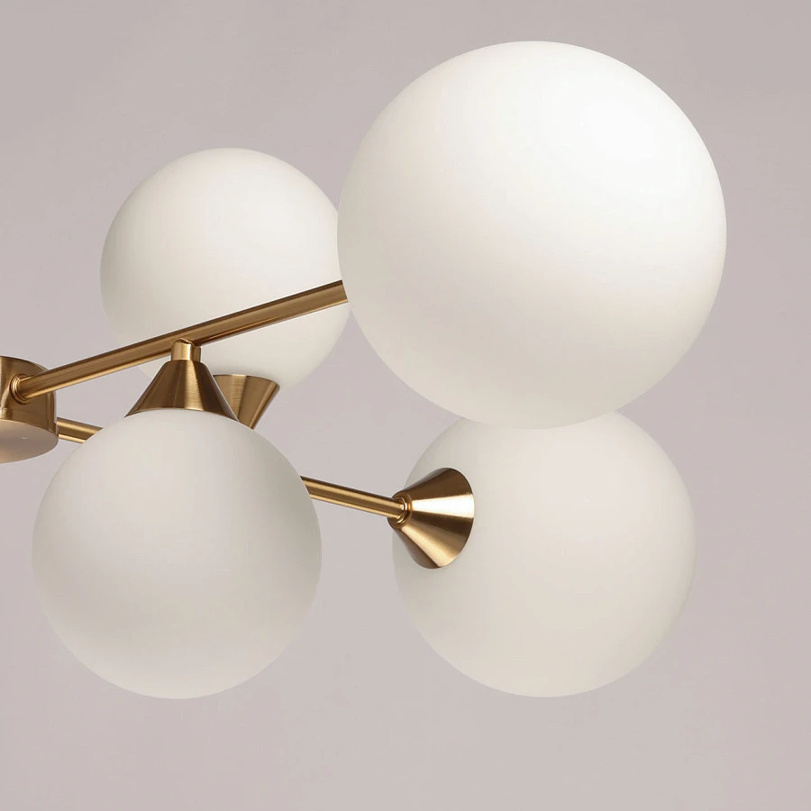 Люстра подвесная DeMarkt Оливия 306015612 - фото 5