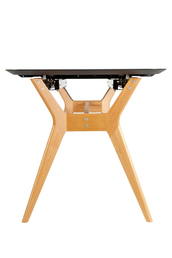 Стол раскл. Нарвик Glass 140-180 Automatic Natur/Light matte glass - фото 13