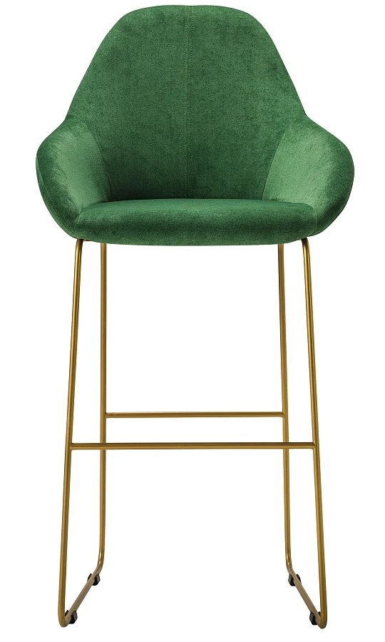 Кресло Бар Kent Грин/ЛинкЗолот - фото 3